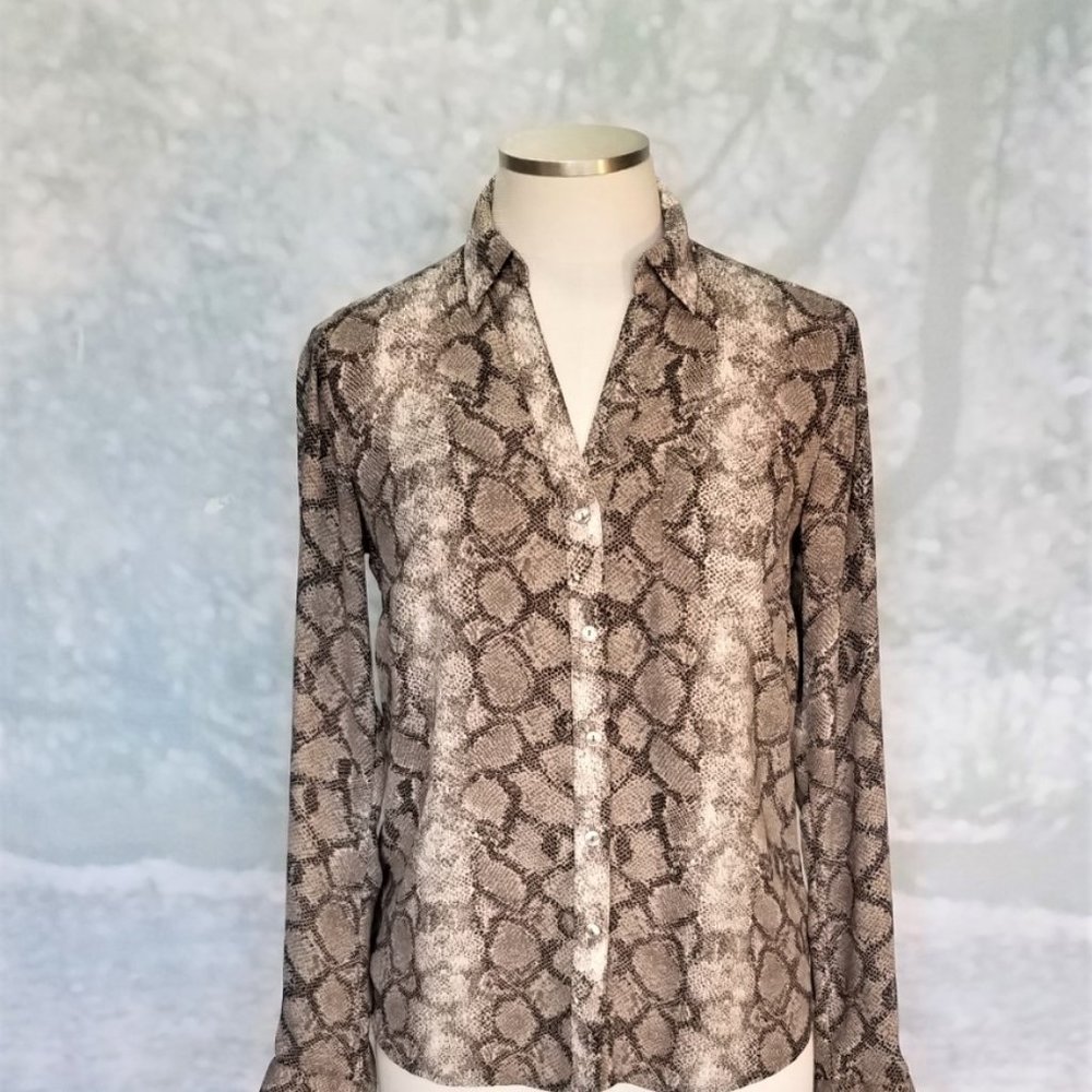 Animal Print Blouse